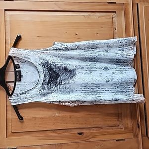 Miss Me Snakeskin Print Tank